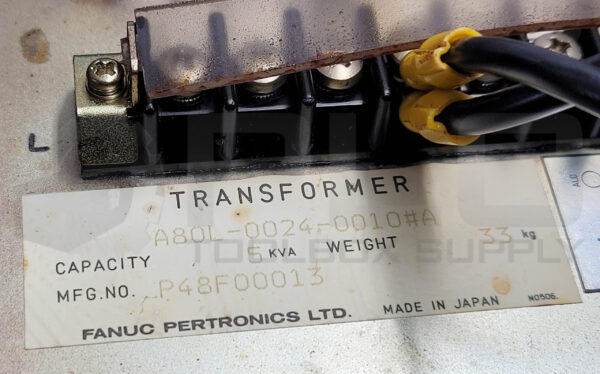 FANUC A80L-0024-0010#A TRANSFORMER 5KVA - Image 4