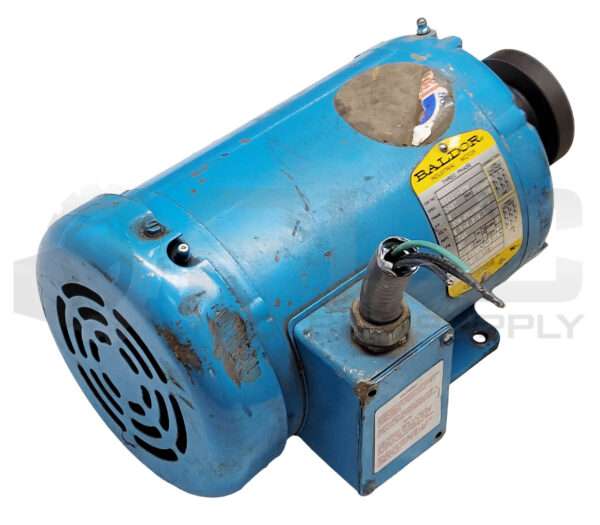 BALDOR M3558T INDUSTRIAL MOTOR 145T FRAME 2HP 208-230/460V 6.5-6.2/3.1A 1725RPM - Image 3