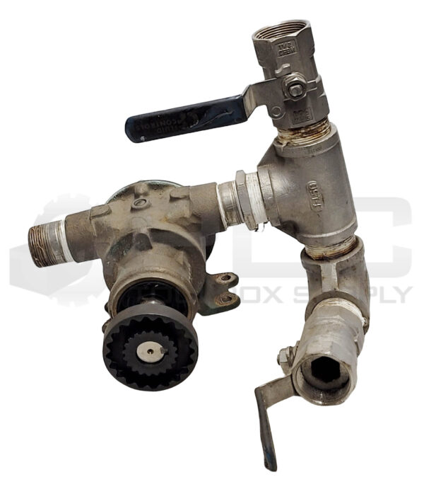 JABSCO 6400-0004 IMPELLAR PUMP W/ (2) CF8M VALVE 1-1/2" 800WOG