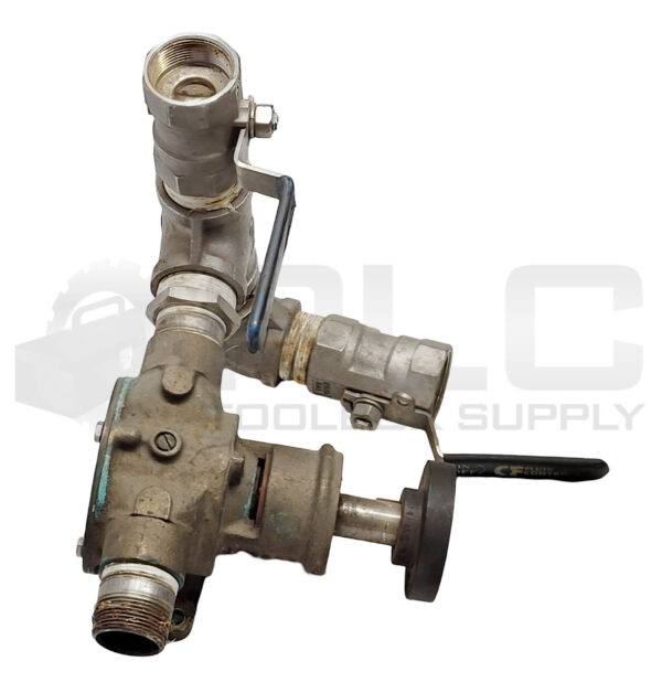 JABSCO 6400-0004 IMPELLAR PUMP W/ (2) CF8M VALVE 1-1/2" 800WOG - Image 3