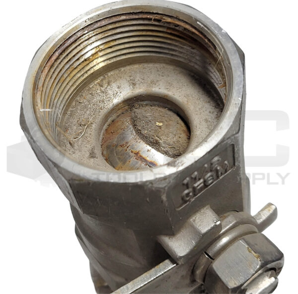 JABSCO 6400-0004 IMPELLAR PUMP W/ (2) CF8M VALVE 1-1/2" 800WOG - Image 6