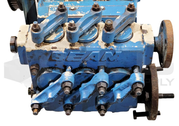 FMC L1122D-1 BEAN PUMP 1275RPM 51.5HP 1000PSI W/ 11" BELT GEAR W/ MOUNTING FRAME - Image 3