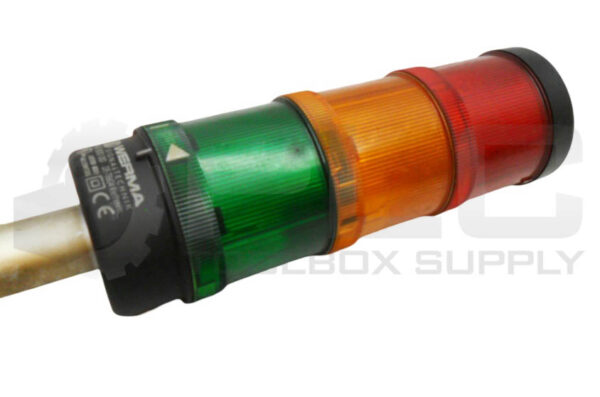 WERMA 649 240 02 STACK LIGHT SIGNAL TOWER 24V GREEN/AMBER/RED - Image 2