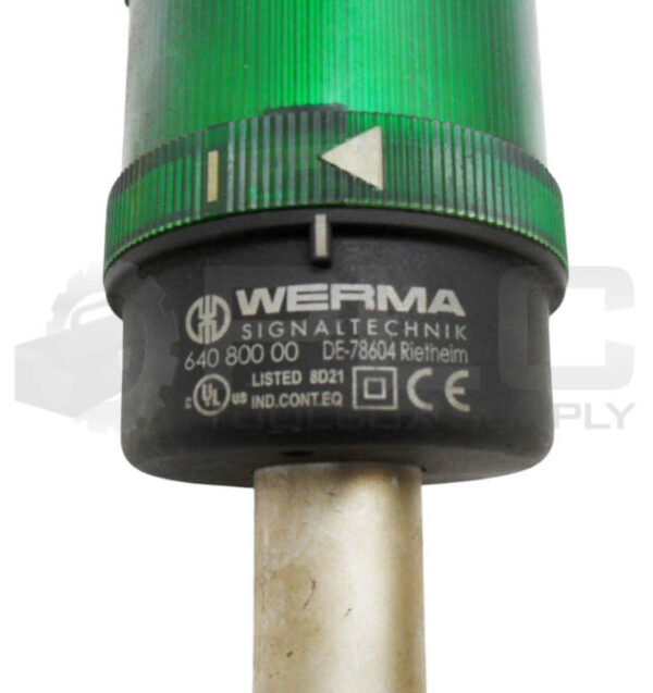 WERMA 649 240 02 STACK LIGHT SIGNAL TOWER 24V GREEN/AMBER/RED - Image 5