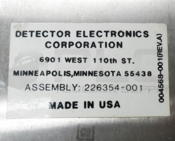 DETECTOR ELECTRONICS 226354-001 004568-001 - Image 5