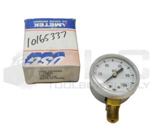 NEW USG AMETEK 160654A PRESSURE GAUGE 0-100PSI 2"1/4" NPT