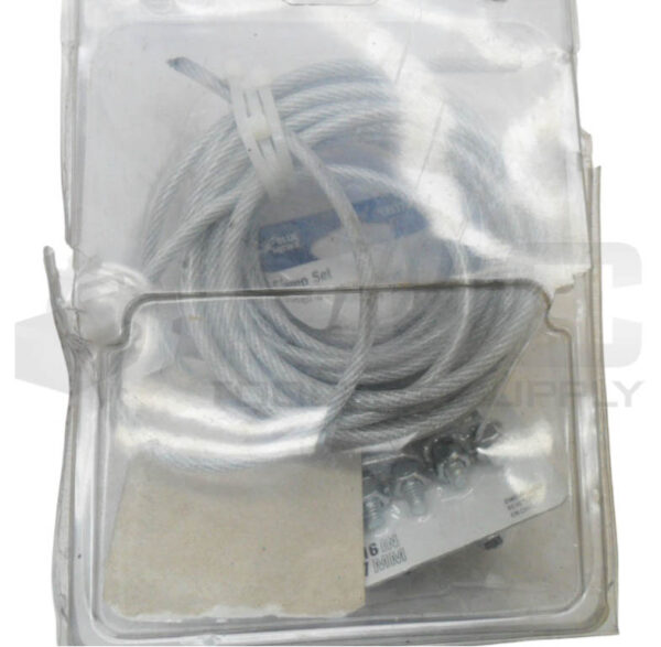 SEALED NEW BLUE HAWK 0637466 WIRE ROPE/CABLE AND CLAMP SET - Image 3