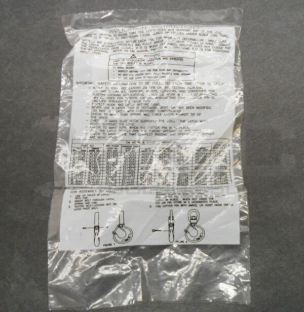 LOT OF 2 SEALED NEW COLUMBUS MCKINNON 4X1305 LATCH KIT - Image 3