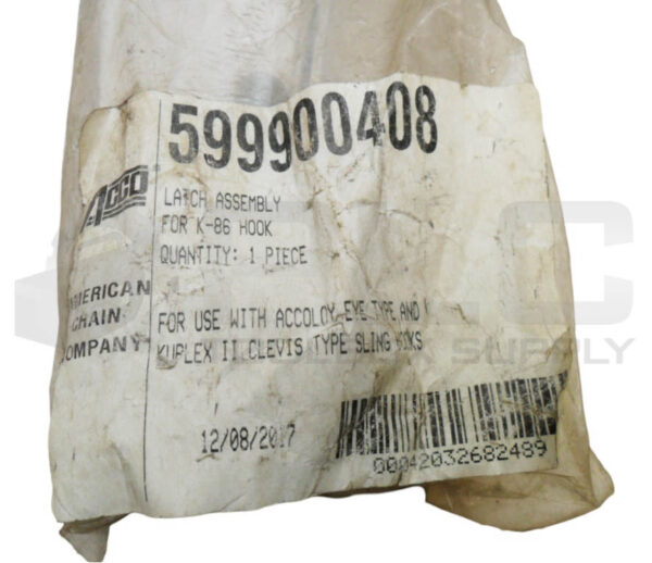 SEALED NEW ACCO 599900408 LATCH ASSEMBLY K-86 *READ* - Image 3
