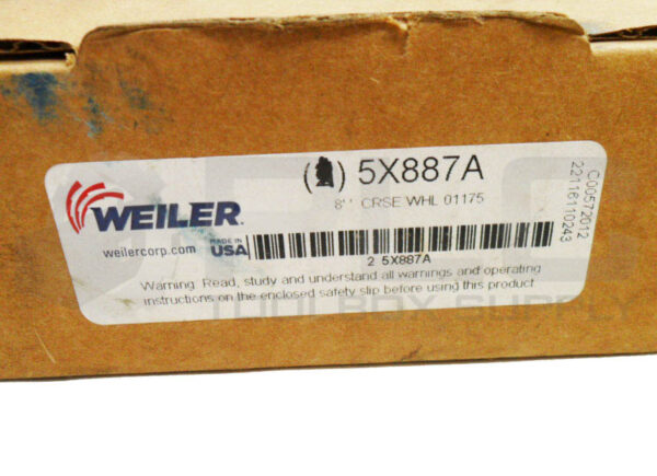NEW WEILER 5X887A 8" COURSE WHEEL - Image 4