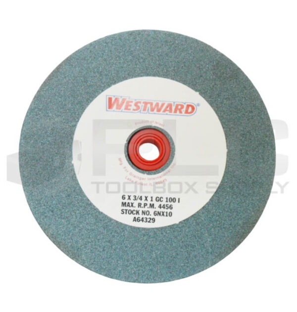 NEW WESTWARD 6NX10 GRINDING WHEEL 6 X 3/4 X 1 4456RPM *READ* - Image 2