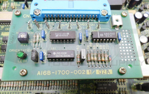 FANUC A20B-1003-0010/14B AC SPINDLE DRIVE BOARD W/ A16B-1700-0021/02A BOARD - Image 5