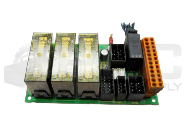 FANUC A20B-1007-0540/01A CIRCUIT BOARD W/ (2) G7S-4A2B RELAY W/ G7S-3A3B RELAY