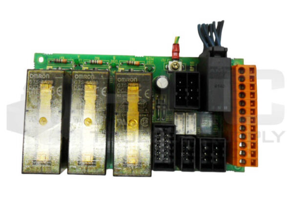 FANUC A20B-1007-0540/01A CIRCUIT BOARD W/ (2) G7S-4A2B RELAY W/ G7S-3A3B RELAY - Image 2