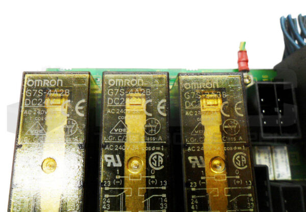 FANUC A20B-1007-0540/01A CIRCUIT BOARD W/ (2) G7S-4A2B RELAY W/ G7S-3A3B RELAY - Image 4