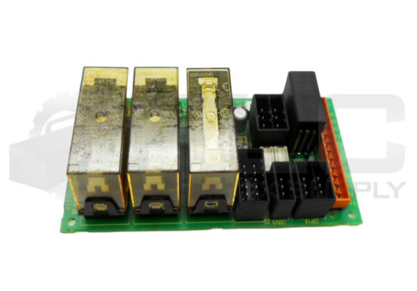 FANUC A20B-1007-054 CIRCUIT BOARD W/ (2) G7S-4A2B-FA RELAY W/ G7S-3A3B RELAY *RE