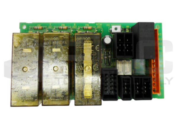 FANUC A20B-1007-054 CIRCUIT BOARD W/ (2) G7S-4A2B-FA RELAY W/ G7S-3A3B RELAY *RE - Image 2