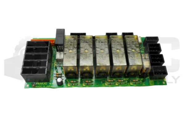 FANUC A20B-1007-0490/03A RELAY BOARD W/ (5) G7S-4A2B-FA RELAY