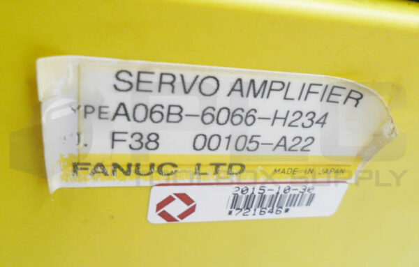 FANUC A06B-6066-H234 AC SERVO AMPLIFIER C SERIES - Image 5