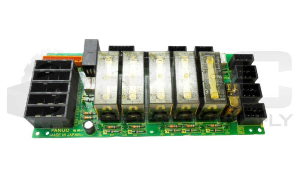 FANUC A20B-1007-0490/02A RELAY CONTROL CIRCUIT BOARD W/ (5) G7S-4A2B RELAY