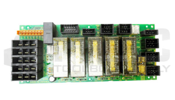 FANUC A20B-1007-0490/02A RELAY CONTROL CIRCUIT BOARD W/ (5) G7S-4A2B RELAY - Image 2