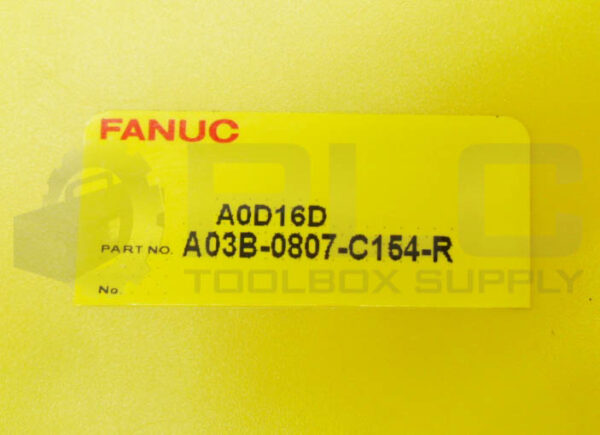 FANUC A03B-0807-C154-R I/O MODULE A0D16D - Image 4