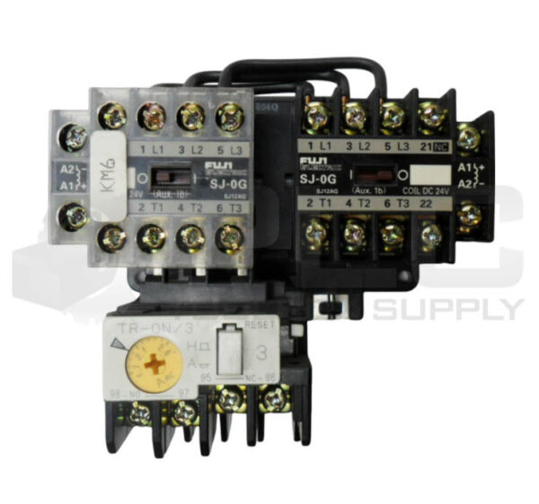 FUJI ELECTRIC SJ-0G CONTACTOR 24VDC 15A 200-440V W/ TR-0N/3 OVERLOAD RELAY TR13D - Image 2