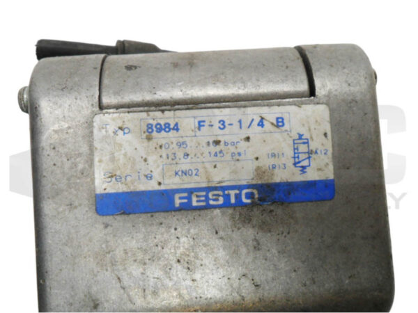 FESTO 8984 F-3-1/4 B FOOT VALVE 145PSI - Image 5