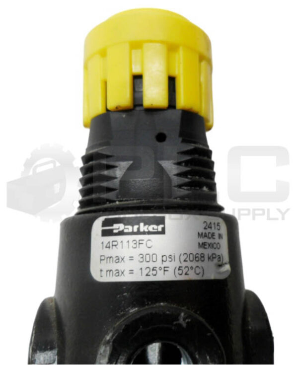 PARKER 14R113FC MINIATURE PRESSURE REGULATOR 300PSI - Image 4