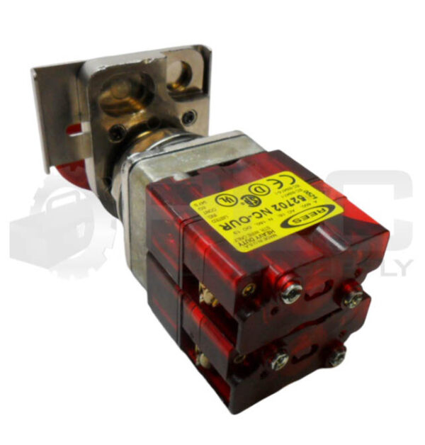 REES 40102-312 EMERGENCY STOP PUSH BUTTON W/ 52702NC-OUR CONTACT BLOCK - Image 2