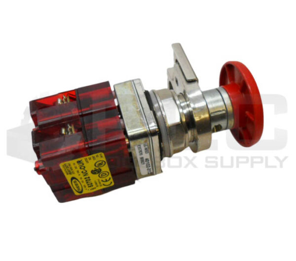 REES 40102-312 EMERGENCY STOP PUSH BUTTON W/ 52702NC-OUR CONTACT BLOCK - Image 3