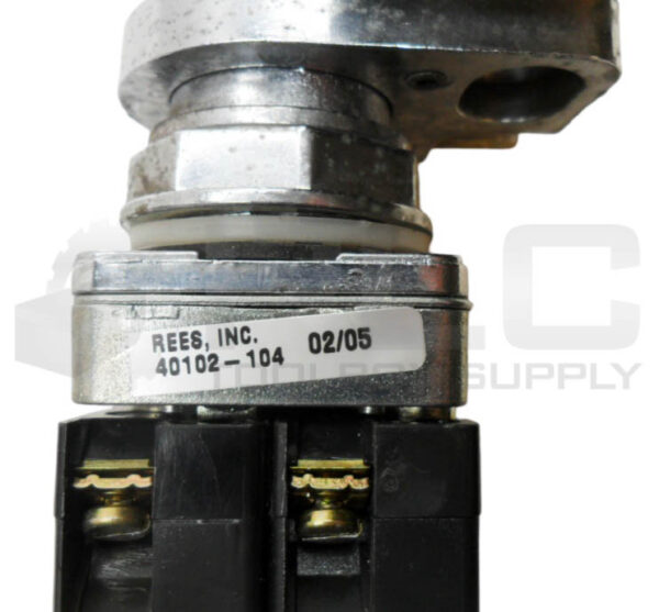 REES 40102-104 PUSH BUTTON W/ 50703N0-NC CONTACT BLOCK - Image 5