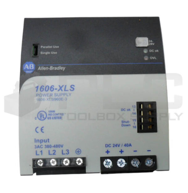 ALLEN BRADLEY 1606-XLS960E-3 /A POWER SUPPLY 3PH 24V 20A 960W - Image 2