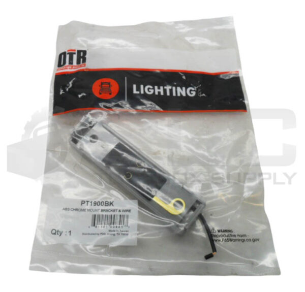 LOT OF 2 SEALED NEW OTR PT1900BK ABS CHROME MOUNT BRACKET & WIRE - Image 2