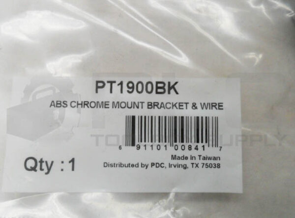 LOT OF 2 SEALED NEW OTR PT1900BK ABS CHROME MOUNT BRACKET & WIRE - Image 4