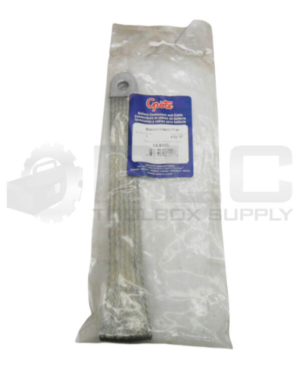 SEALED NEW GROTE 84-9465 BRAIDED GROUND STRAP 18"