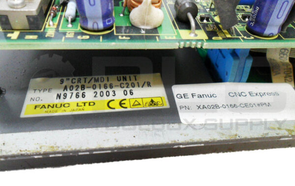 FANUC A02B-0166-C201/R 9" CRT/MDI UNIT - Image 8