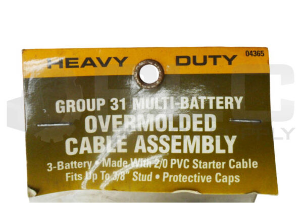 SEALED NEW EAST PENN 04365 CABLE 14" GR.31 3-BATTERY *READ* - Image 4