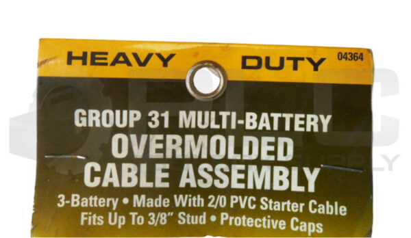 SEALED NEW EAST PENN 04364 GROUP 31 MULTI-BATTERY OVERMOLDED CABLE *READ* - Image 4