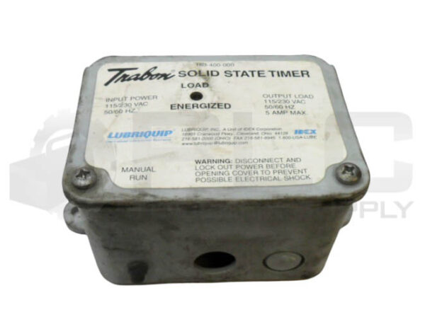 TRABON 163-400-000 SOLID STATE TIMER 115-230VAC 50/60HZ 5A