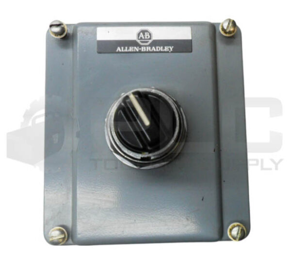 ALLEN BRADLEY 800T-1TZ /M ENCLOSURE W/ SELECTOR SWITCH W/ 10250T CONTACT BLOCK - Image 2