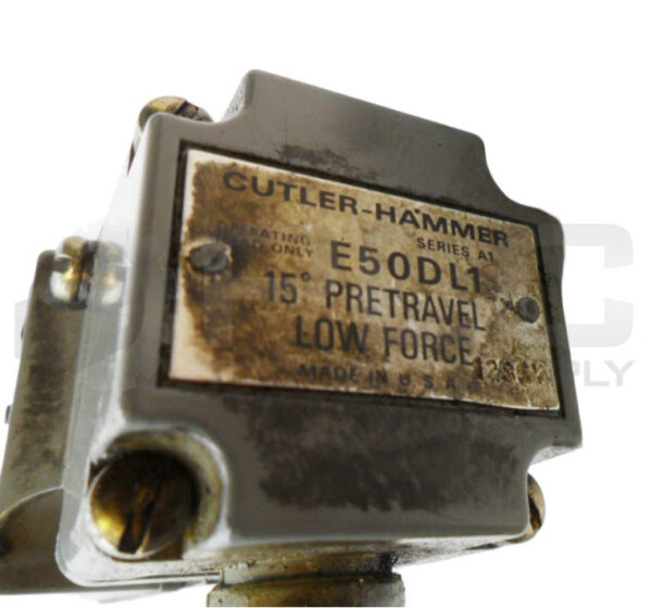 CUTLER HAMMER E50SA  /A2 LIMIT SWITCH W/ E50RA /A1 W/ E50DL1 /A1 W/ E50KL202 - Image 6