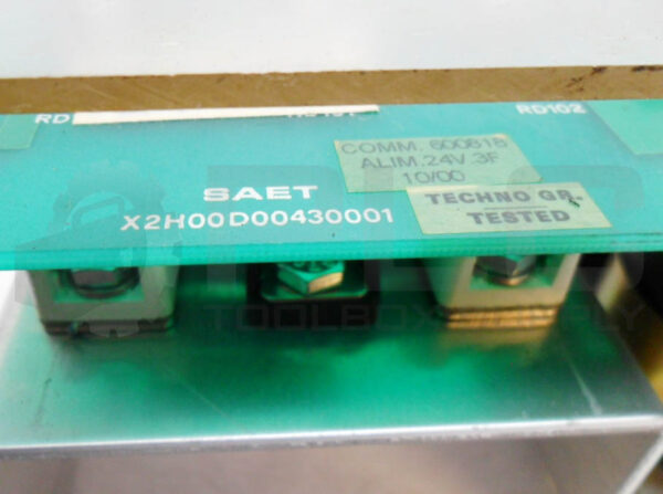 SAET X2H00D00430001 AMPLIFIER 20V - Image 6