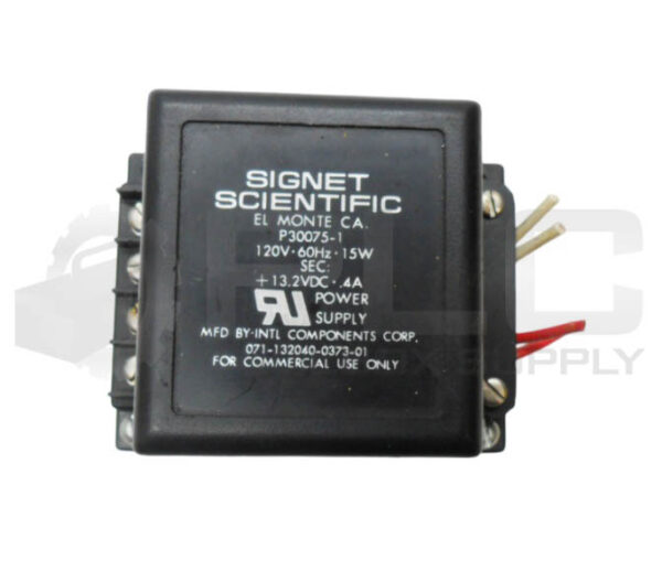 SIGNET SCIENTIFIC P30075-1 POWER SUPPLY 120V 60HZ 15W 13.2VDC .4A - Image 2