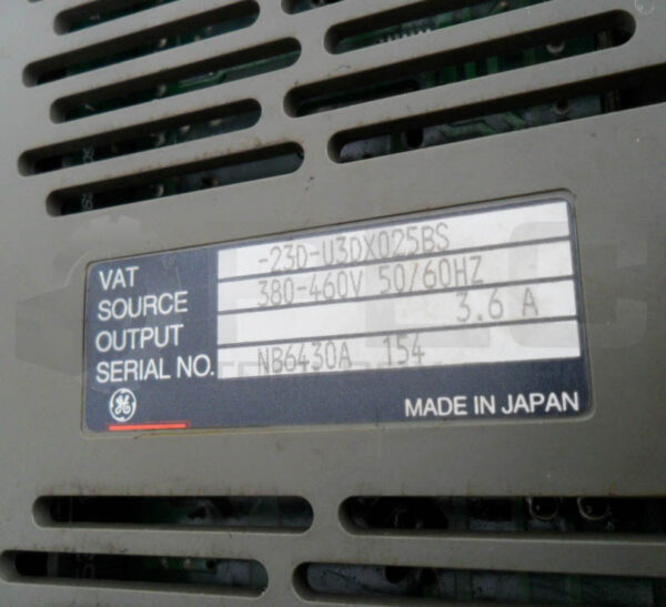 GENERAL ELECTRIC VAT-23D-U3DX025BS INVERTER 380-460V 50/60HZ 3.6A VAT-23D - Image 5