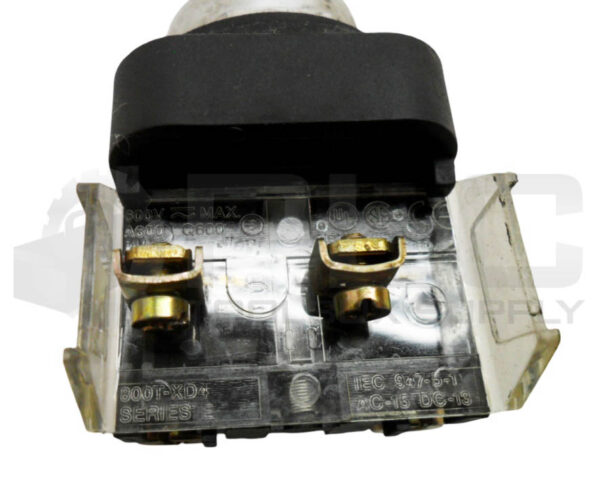 ALLEN BRADLEY 800T-FX D4 /T PUSH BUTTON RED W/ 800T-XD4 /E CONTACT BLOCK - Image 4