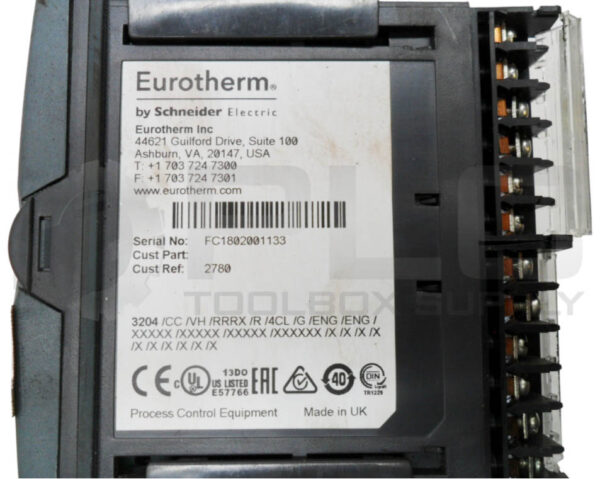 EUROTHERM 3204/CC/VH/RRRX/R/4CL/G/ENG/ENG CONTROLLER 3204 - Image 5