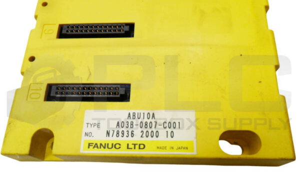 LOT OF 2 FANUC A03B-0807-C001 PLC CARD RACK 11 SLOT ABU10A - Image 5