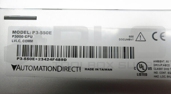 AUTOMATION DIRECT P3-550E PRODUCTIVITY 3000 CPU - Image 5