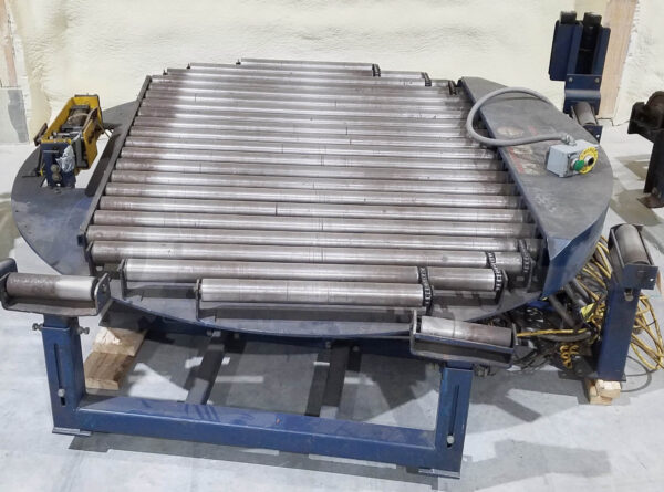 LANTECH TURNTABLE CONVEYOR FOR STRETCH WRAPPER Conveyor: 52in x 6.5ft